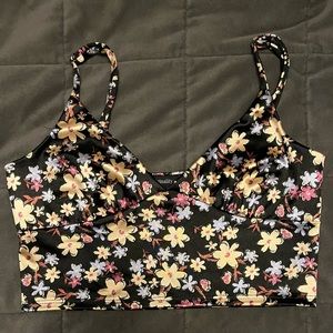 Originality Flower Crop Top